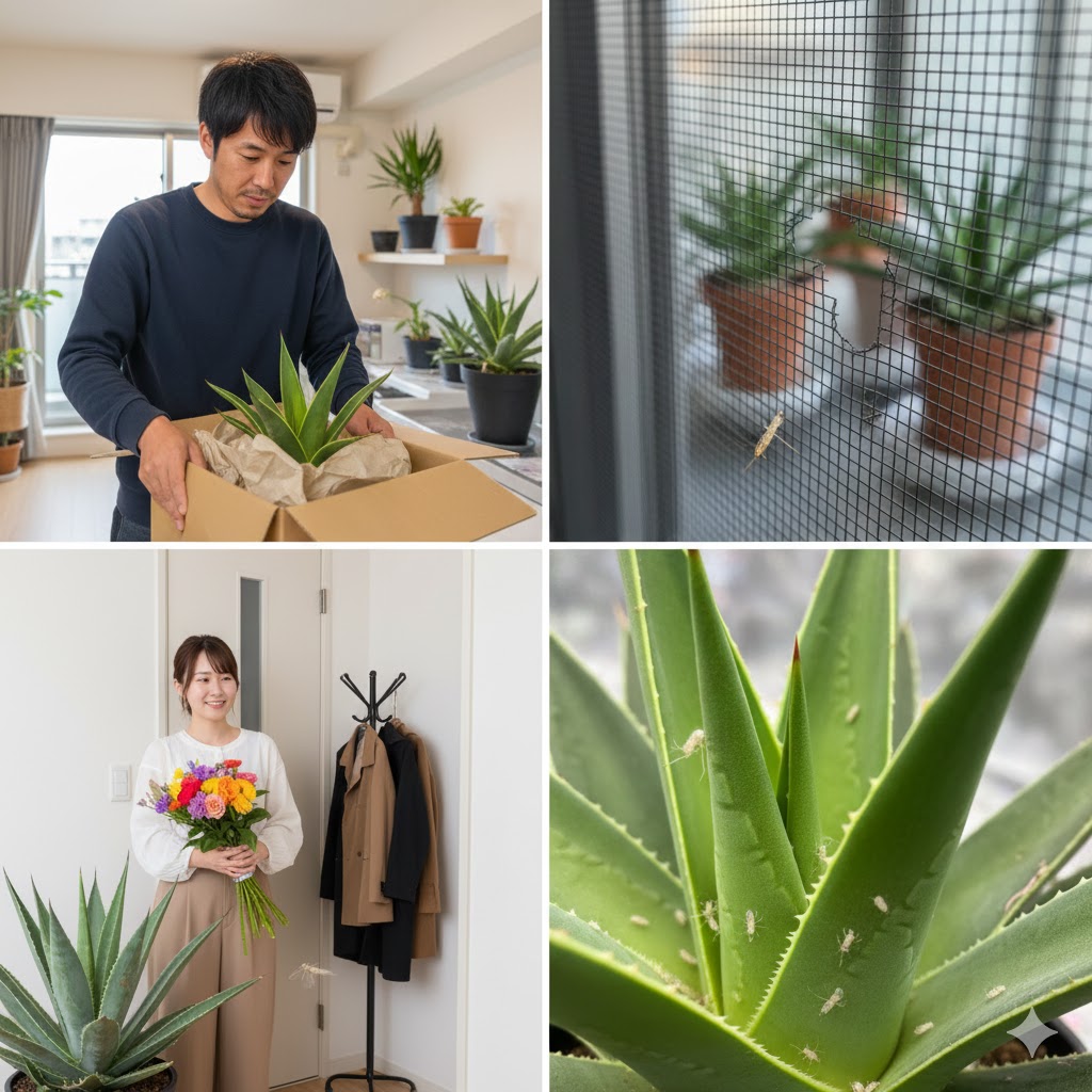 スリップス被害の原因と室内への侵入経路