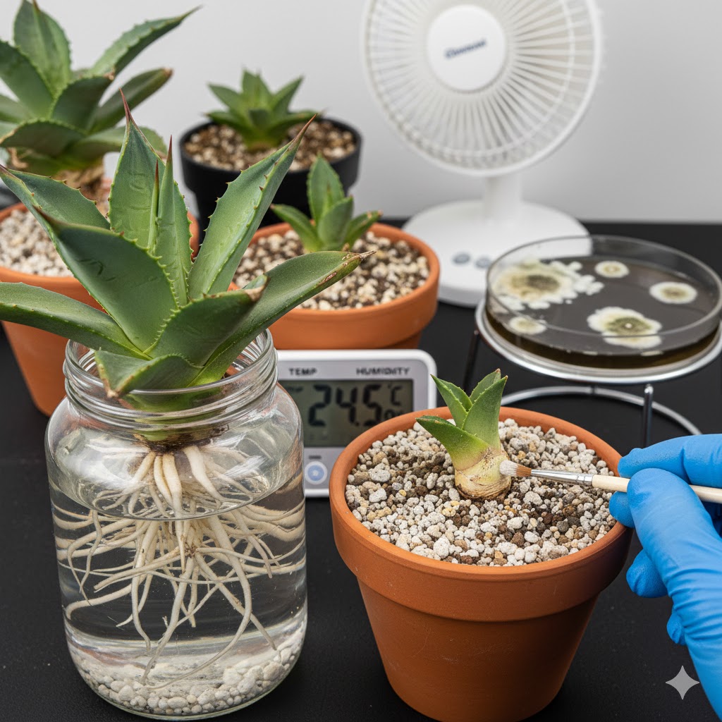 アガベの発根管理で根腐れやカビを防ぐ！成功への完全ガイド