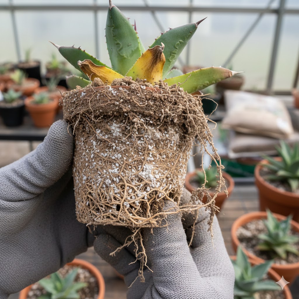 土の中に潜む根カイガラムシの被害と原因