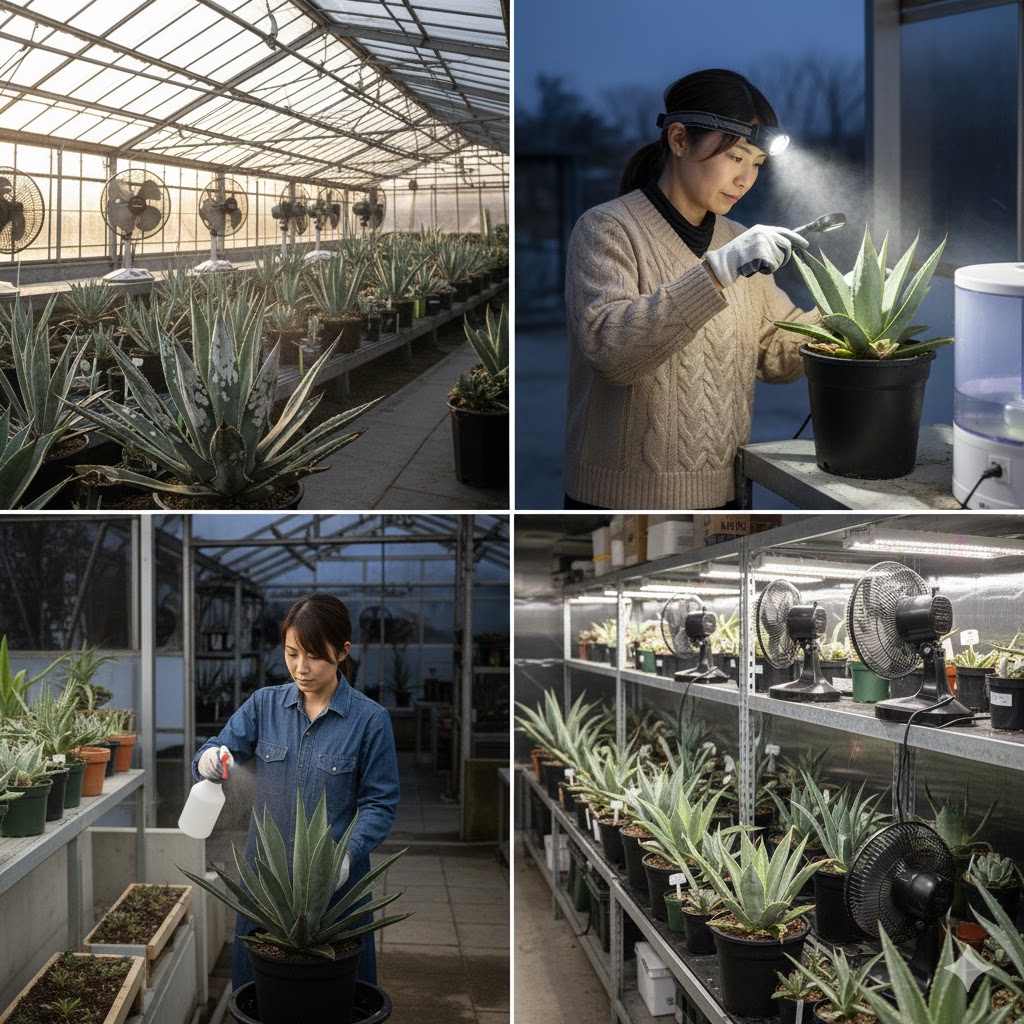 サーキュレーターによる風通しと冬の予防対策