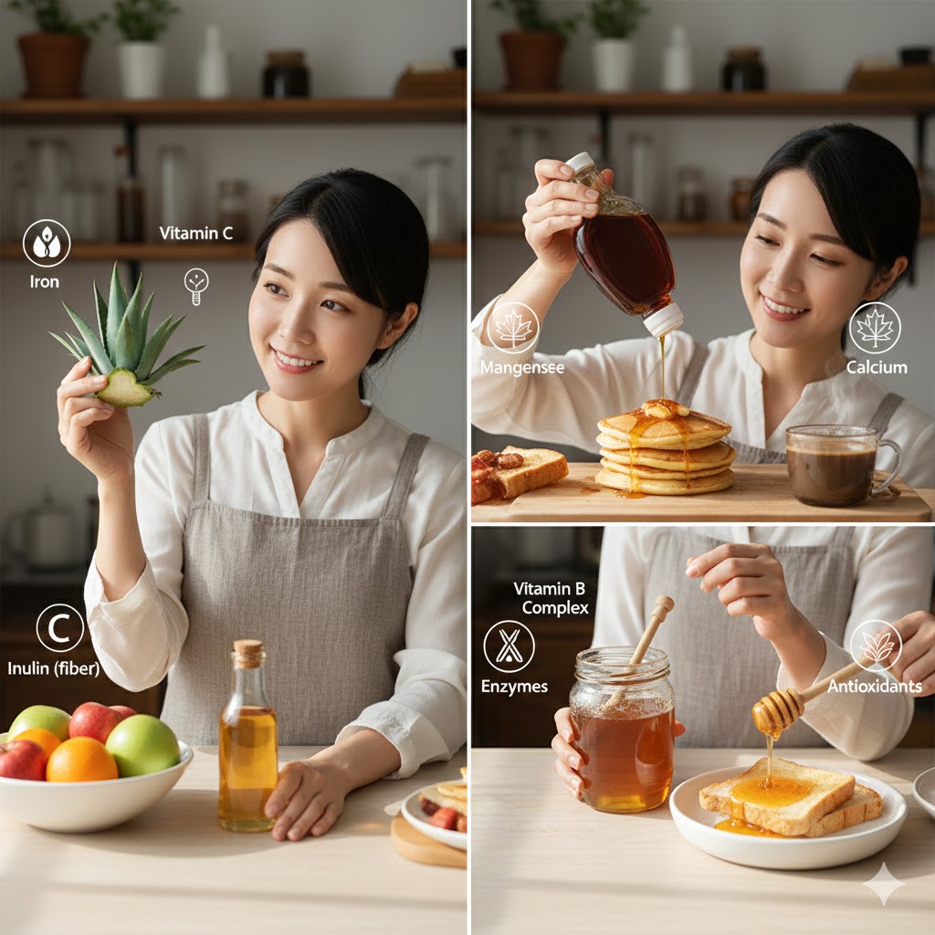 はちみつも含めてどっちがいいか栄養面で比較