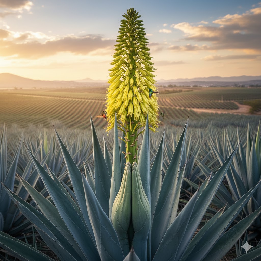 アガベテキラーナの花とは？寿命や時期、開花後の育て方を解説