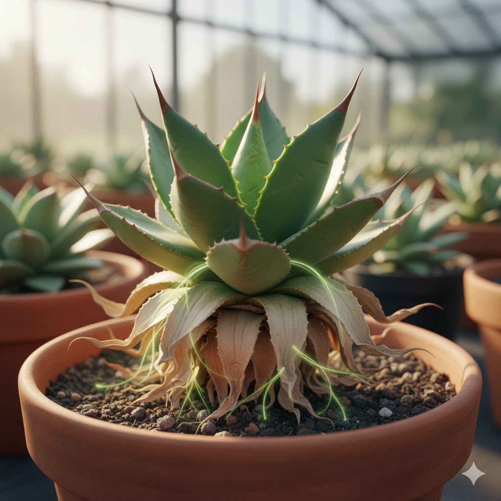 植え替え後に下葉が枯れる生理現象と転流の仕組み