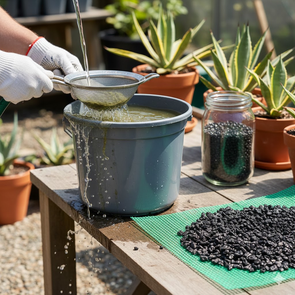 藻の発生を防ぐメンテナンスと再利用の方法