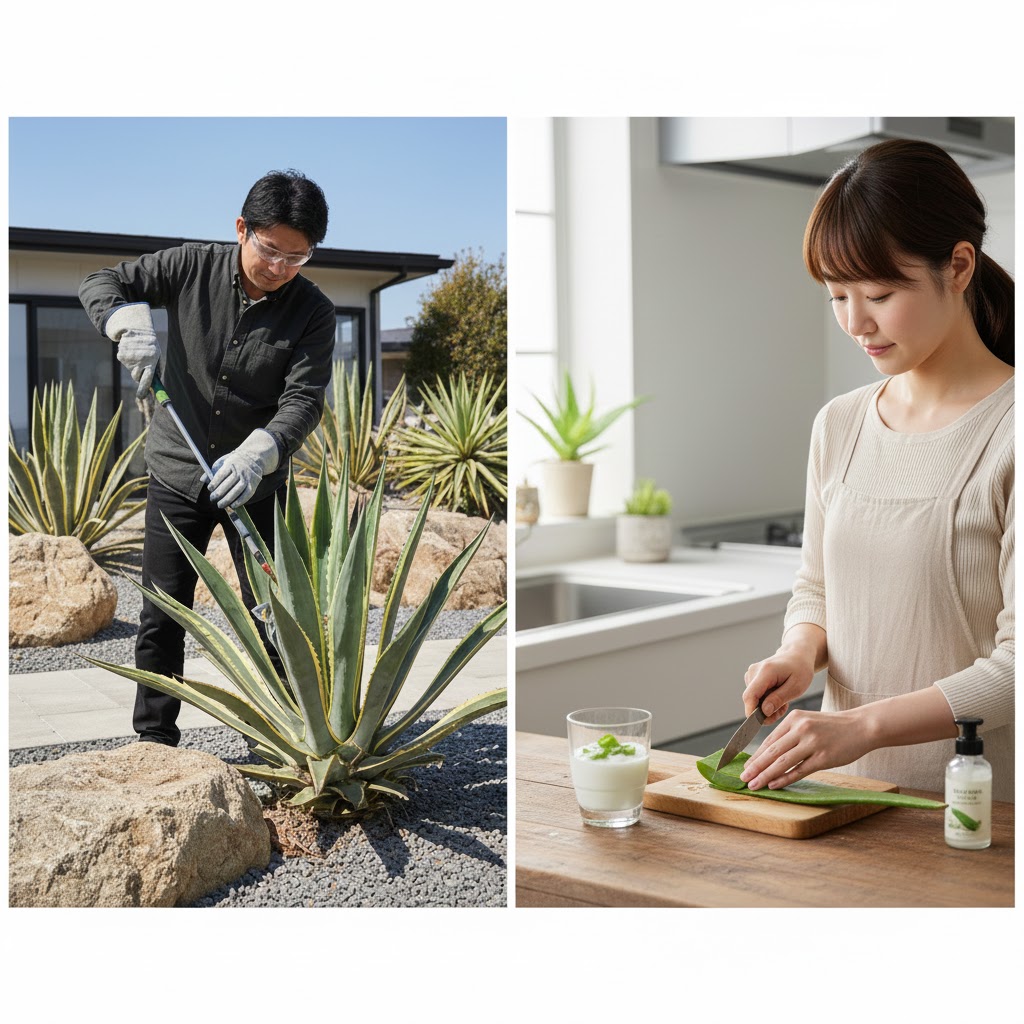栽培や活用で理解するアガベとアロエの違い