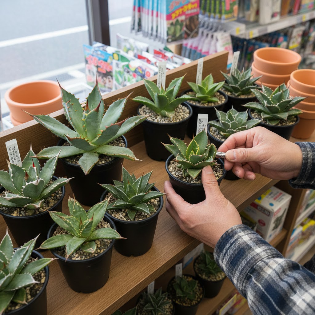 アガベのダイソーの種類を見分けるポイント