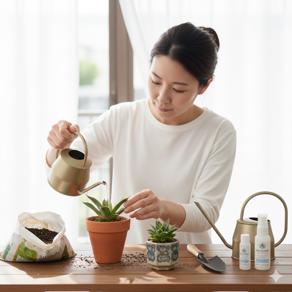 水やりの頻度と健康に育てる日光の管理