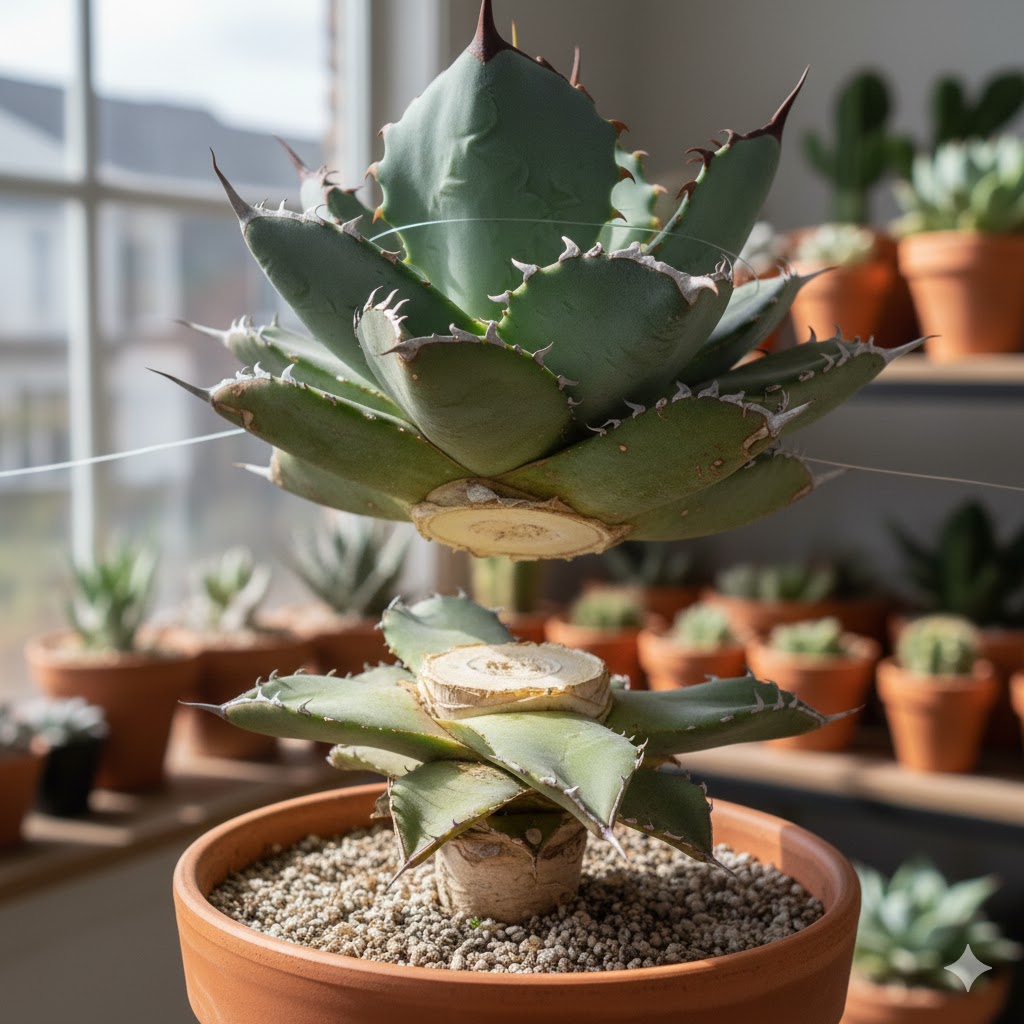 アガベの胴切りと成長点管理｜失敗しない時期・道具・手順を全網羅