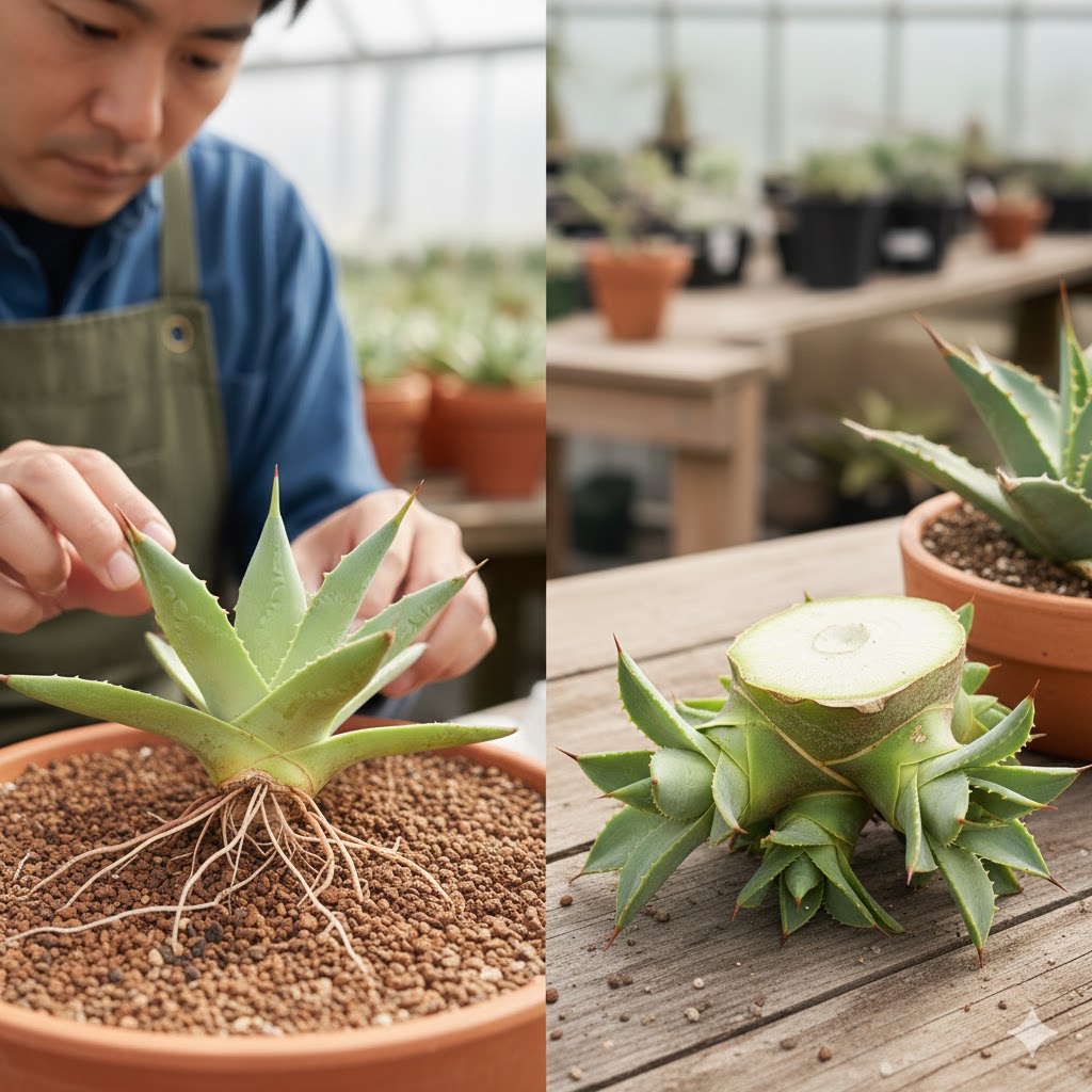 天の発根管理と株元の子株を自立させるコツ