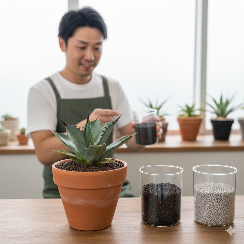 チタノタの根腐れを防ぐ色変化での水やり管理術