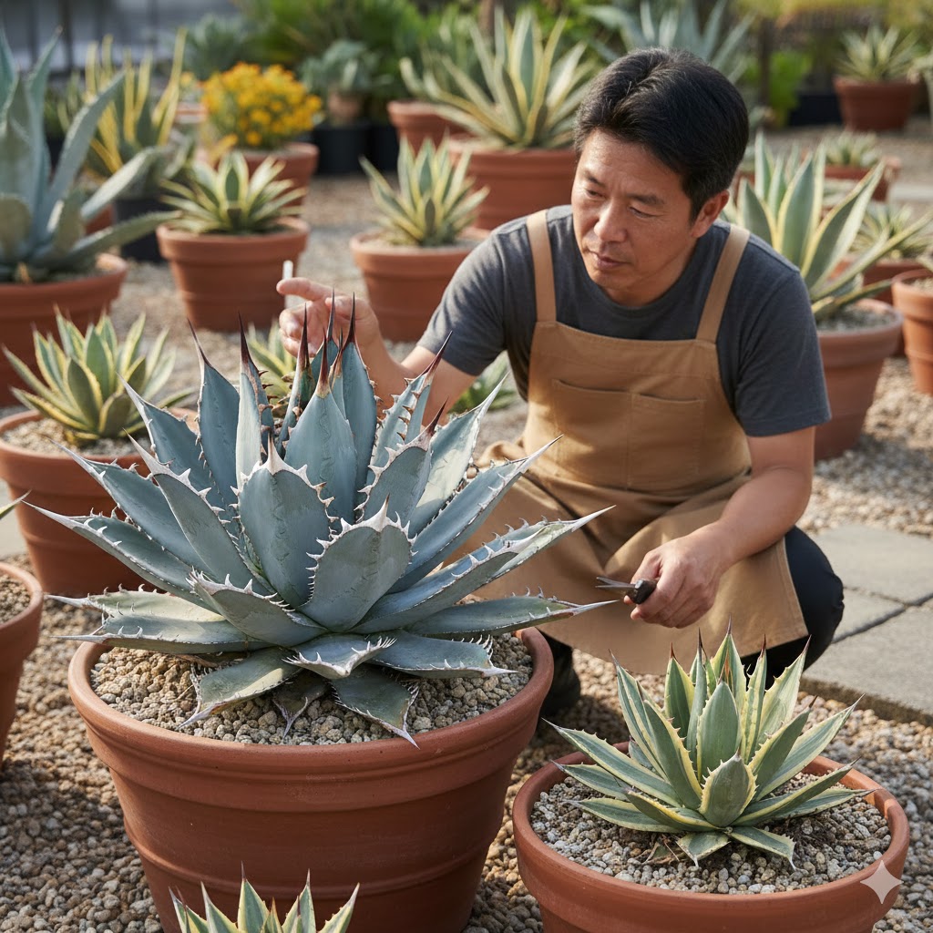アガベキシロナカンサの種類図鑑！酒呑童子や斑入り品種も解説 – 多肉