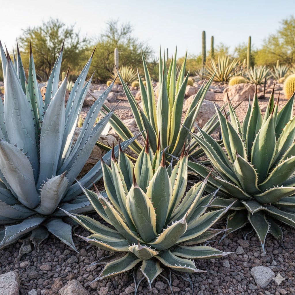 アガベキシロナカンサの種類図鑑！酒呑童子や斑入り品種も解説 – 多肉