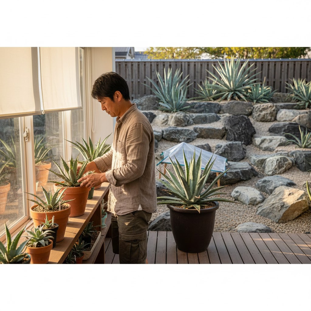 アガベキシロナカンサの種類に合う育て方