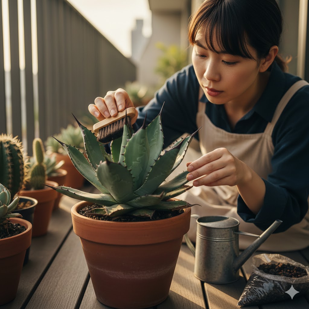 鉢植え栽培でサルミアナフェロックスを管理する方法