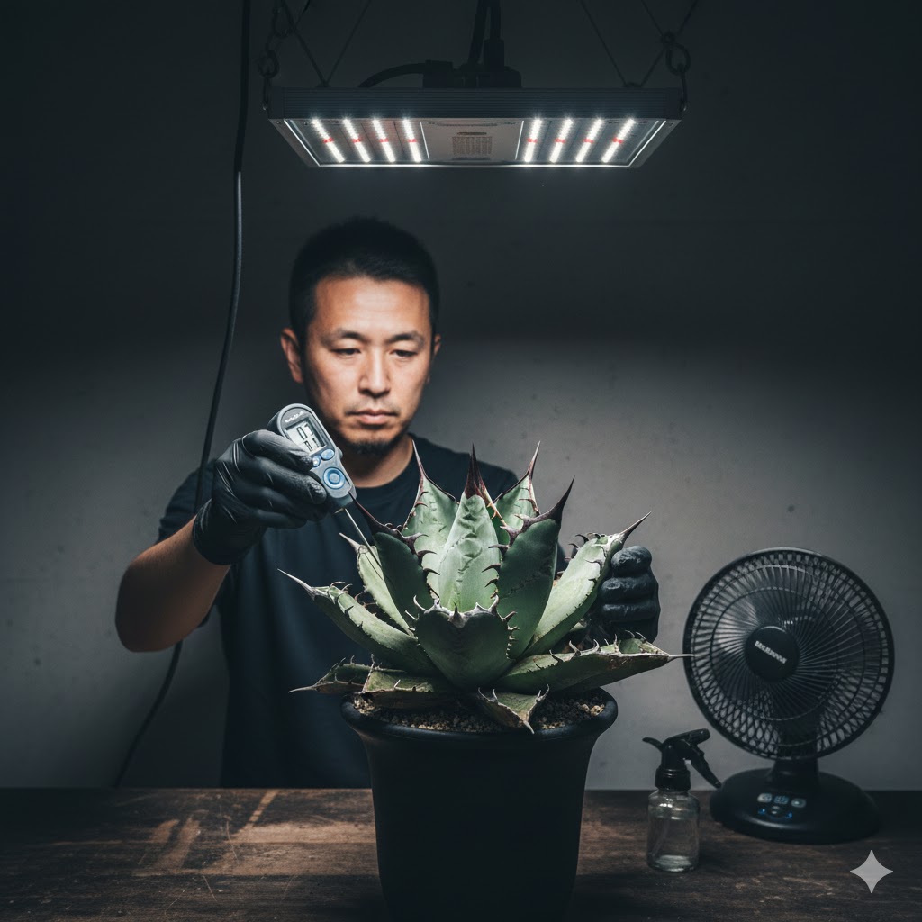 水やりを締めて肉厚な葉を作る育成のコツ