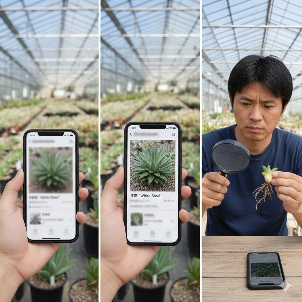 発根前のベアルート株で偽物を掴まない対策