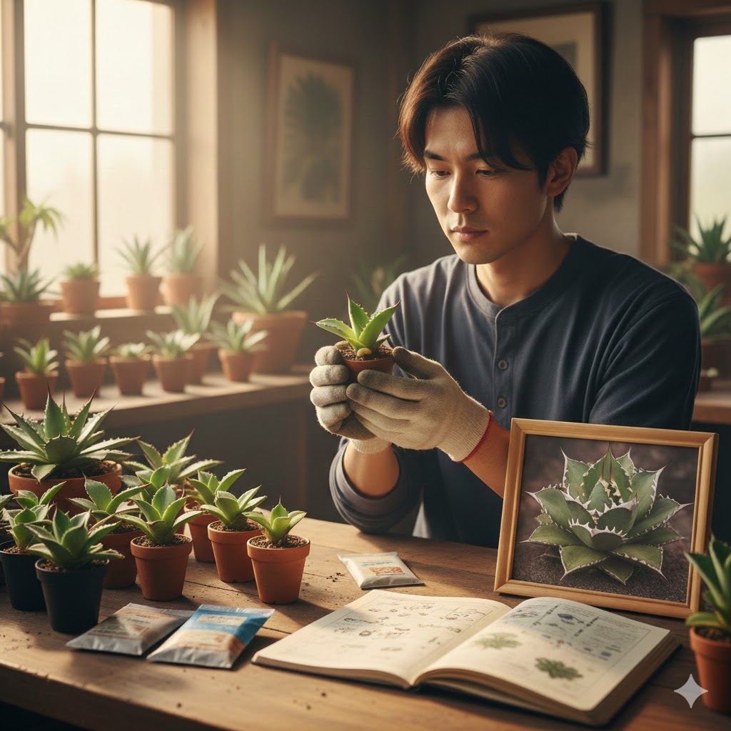 アガベシーザーの実生苗が偽物と言われる理由