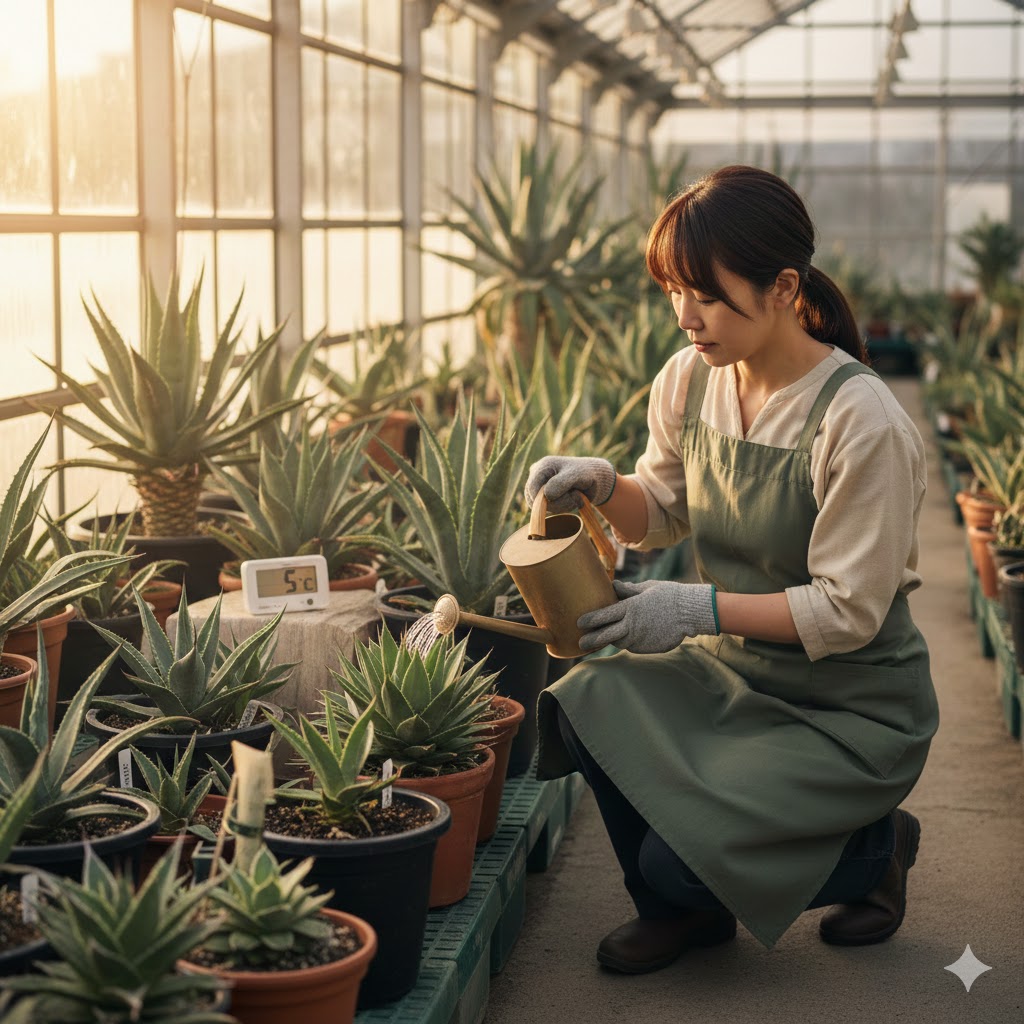 失敗しないアガベの冬越しや水やりの基本原則