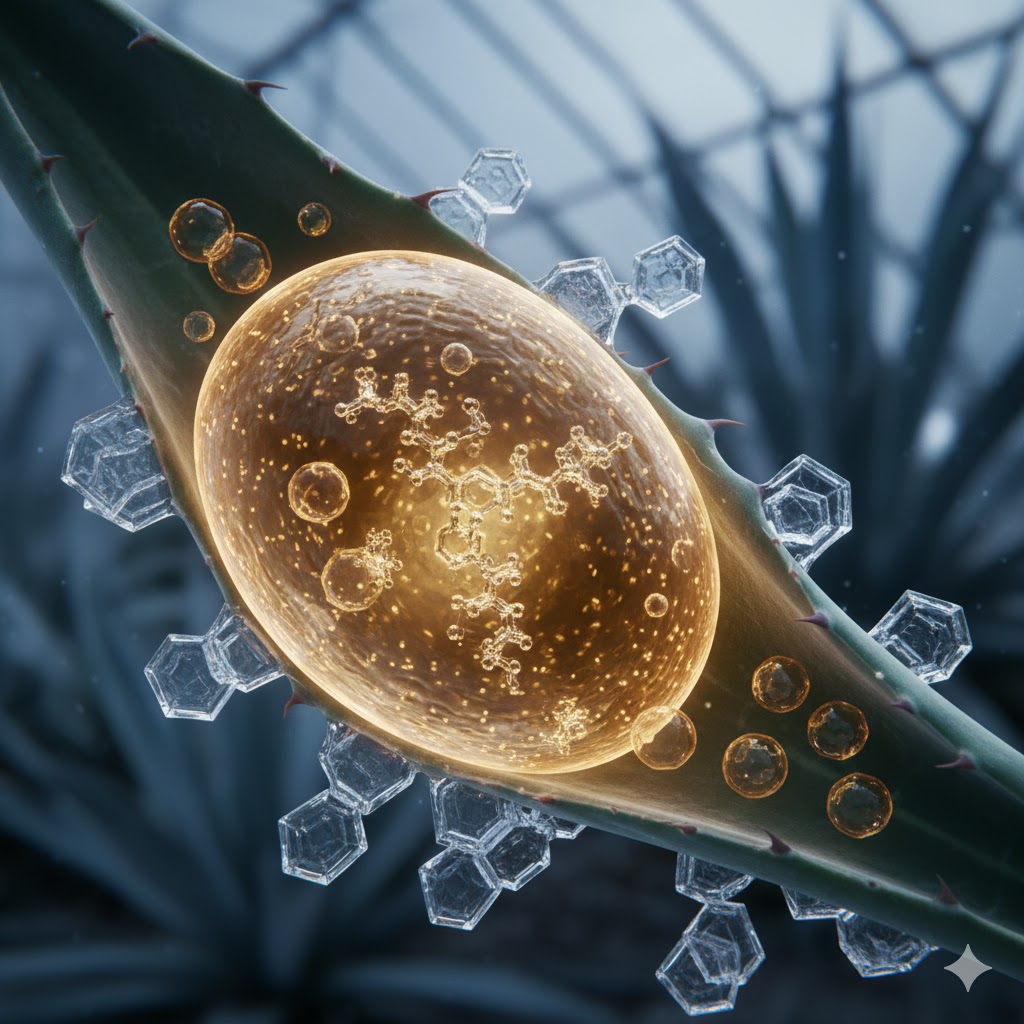 耐寒性を高める低温順化と細胞内濃度の関係