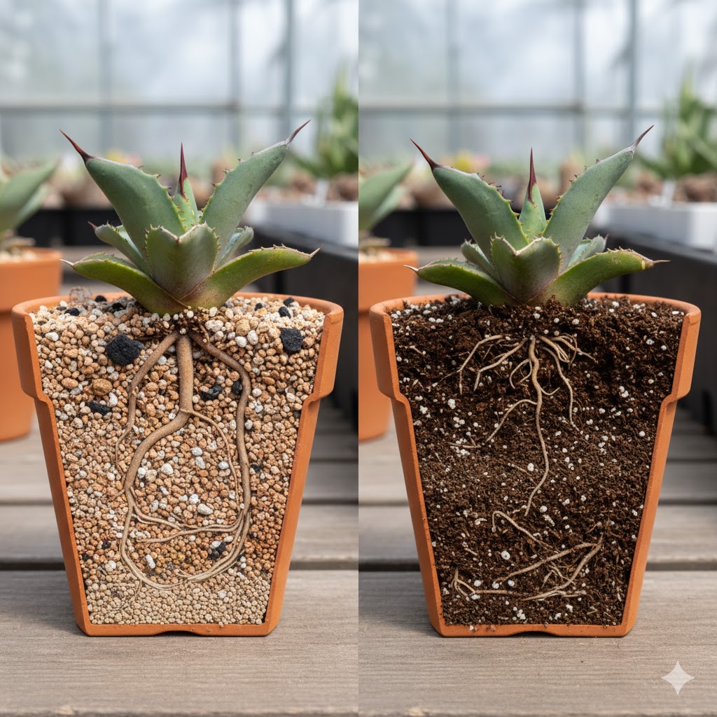 理想的な土の配合バランスと鉢底石の相関関係