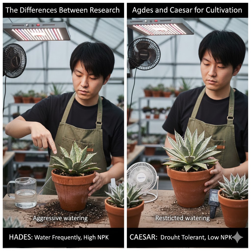 育成で知るべきアガベハデスとシーザーの違い