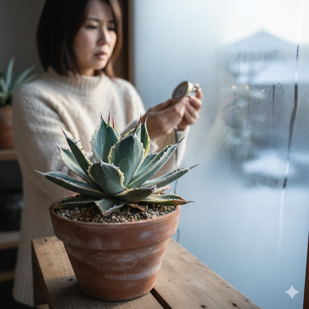 アガベ氷山の耐寒性は？冬越しで枯らさない育て方のコツ