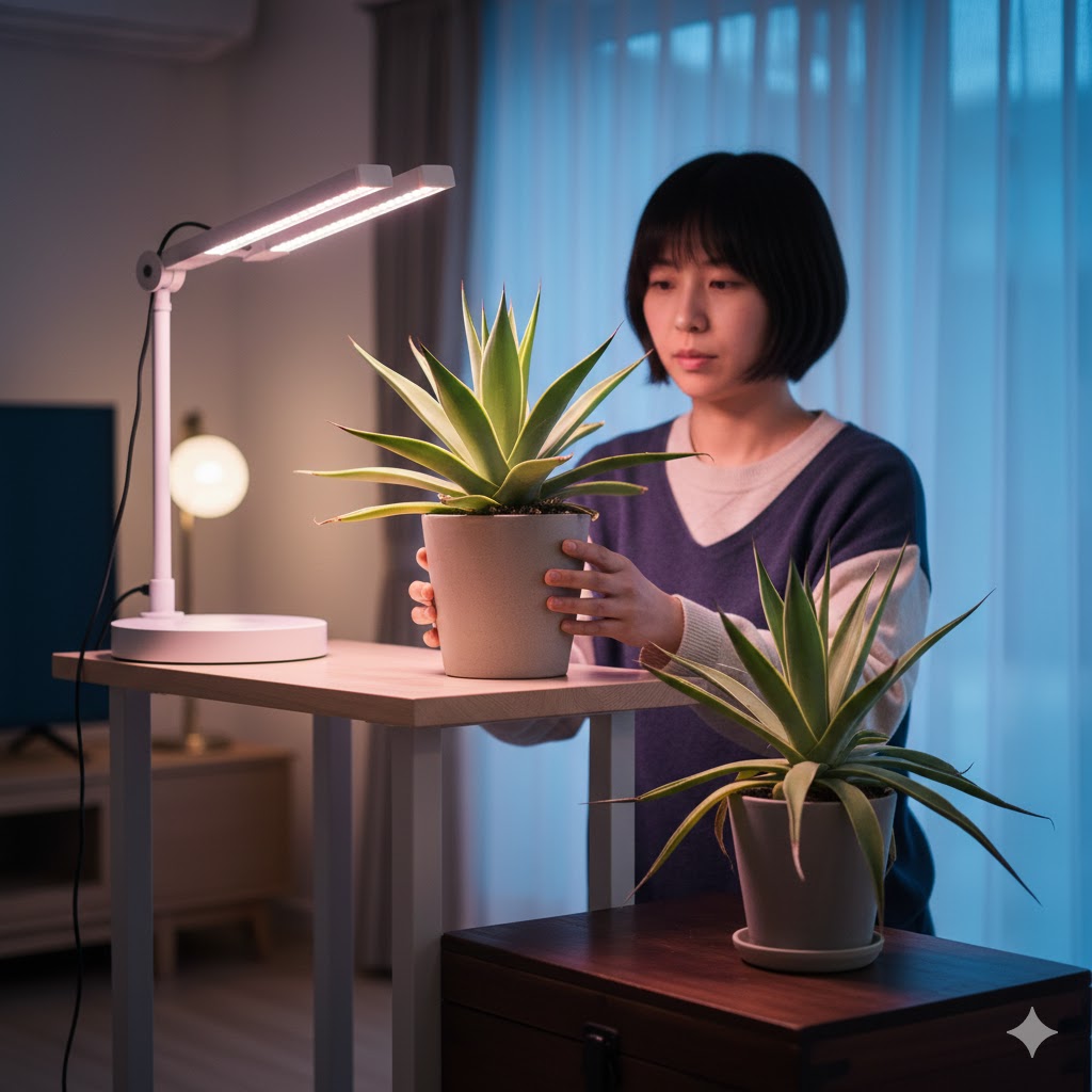 日照不足に注意！室内の置き場所で発生する徒長の防ぎ方