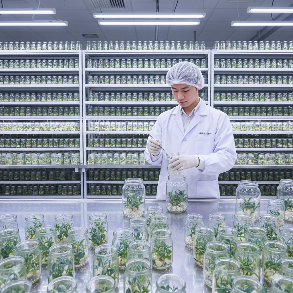 タイのアガベナーセリーで格安の組織培養苗を入手する