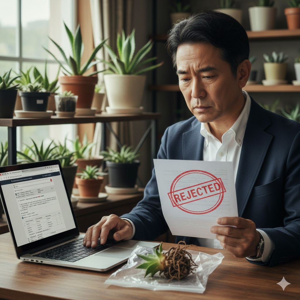 アガベの海外ナーセリー利用時の注意点と輸入の壁