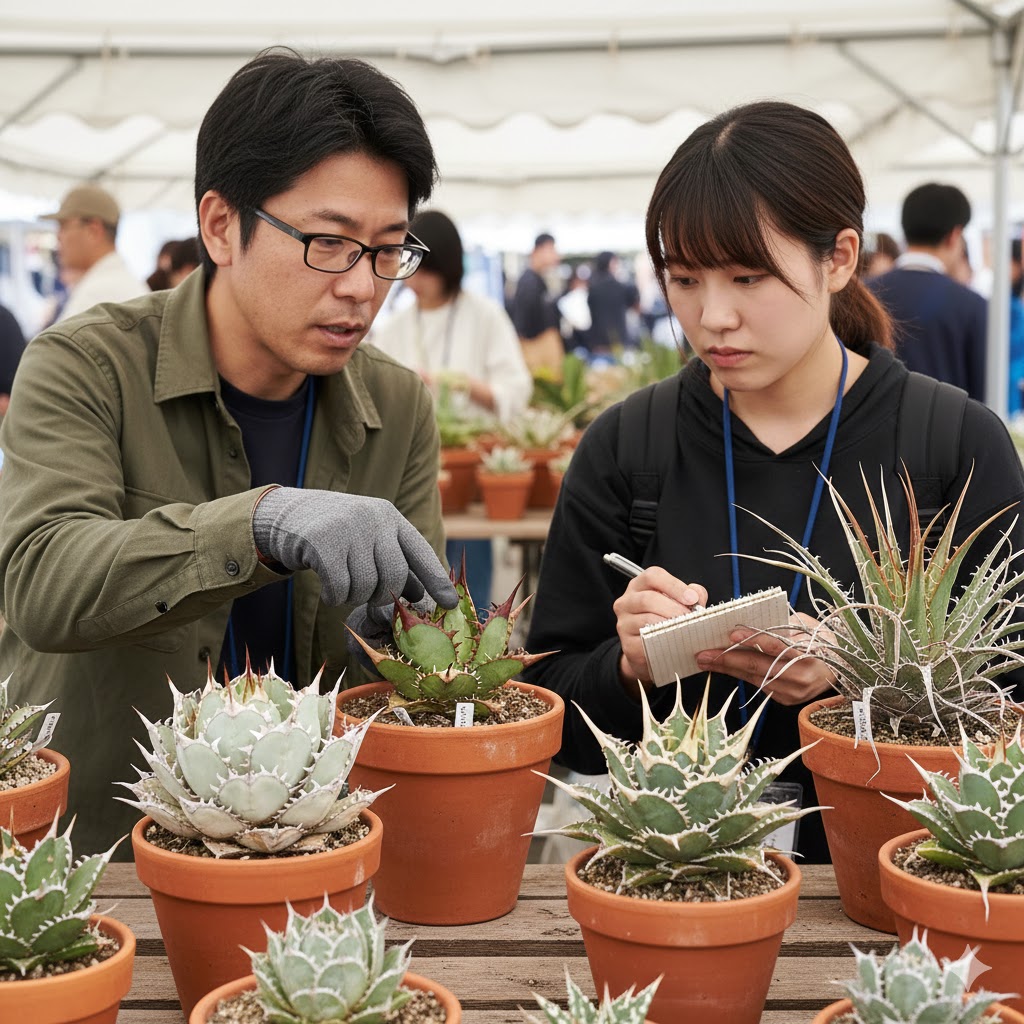 アガベの個体差を確認し良質な株を選ぶポイント