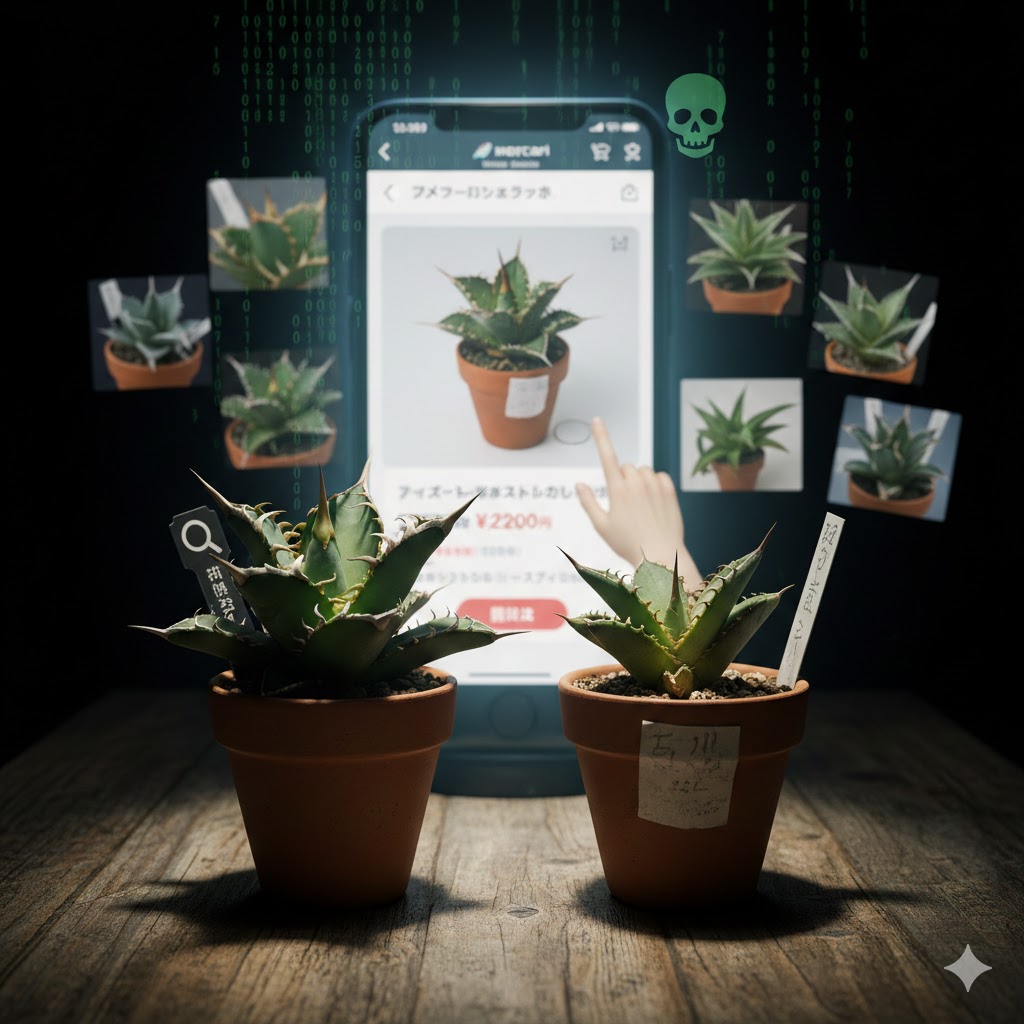 アガベをメルカリで買う際の偽物被害を防ぐ知識