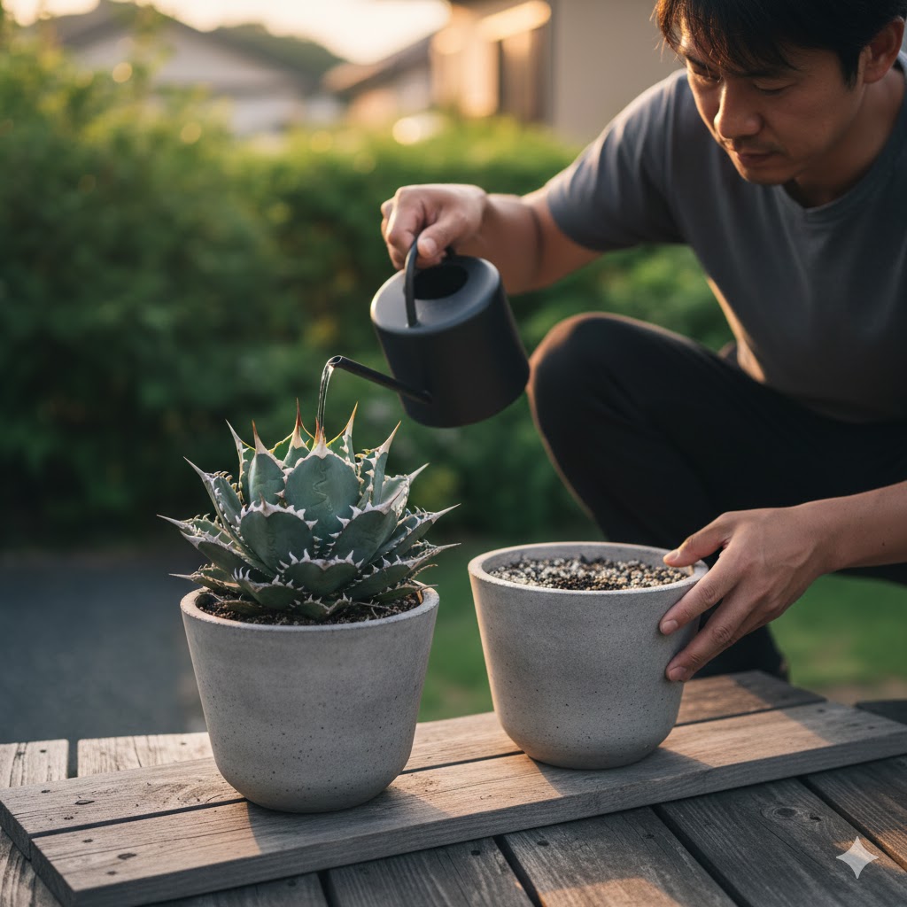 水やり頻度を抑えて細胞を締め込む管理のコツ