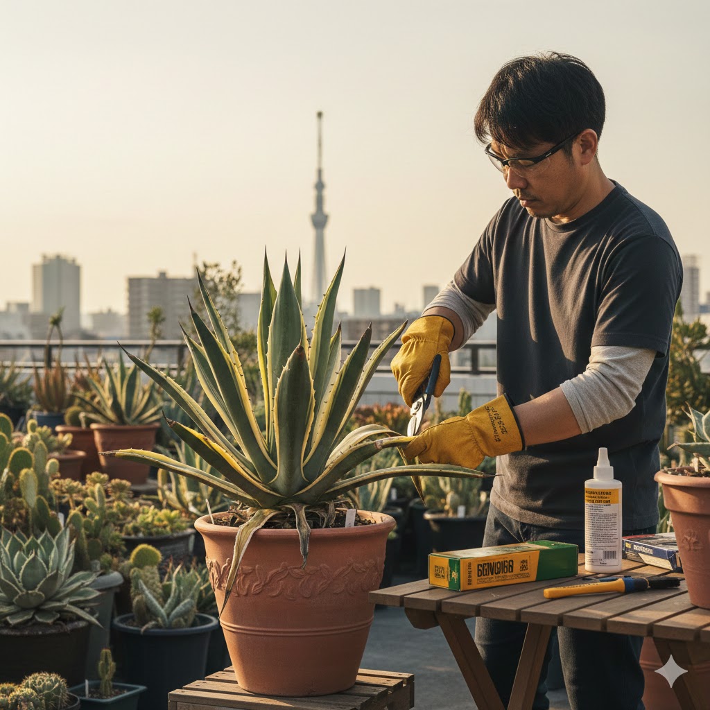 アガベの剪定方法と時期を徹底解説