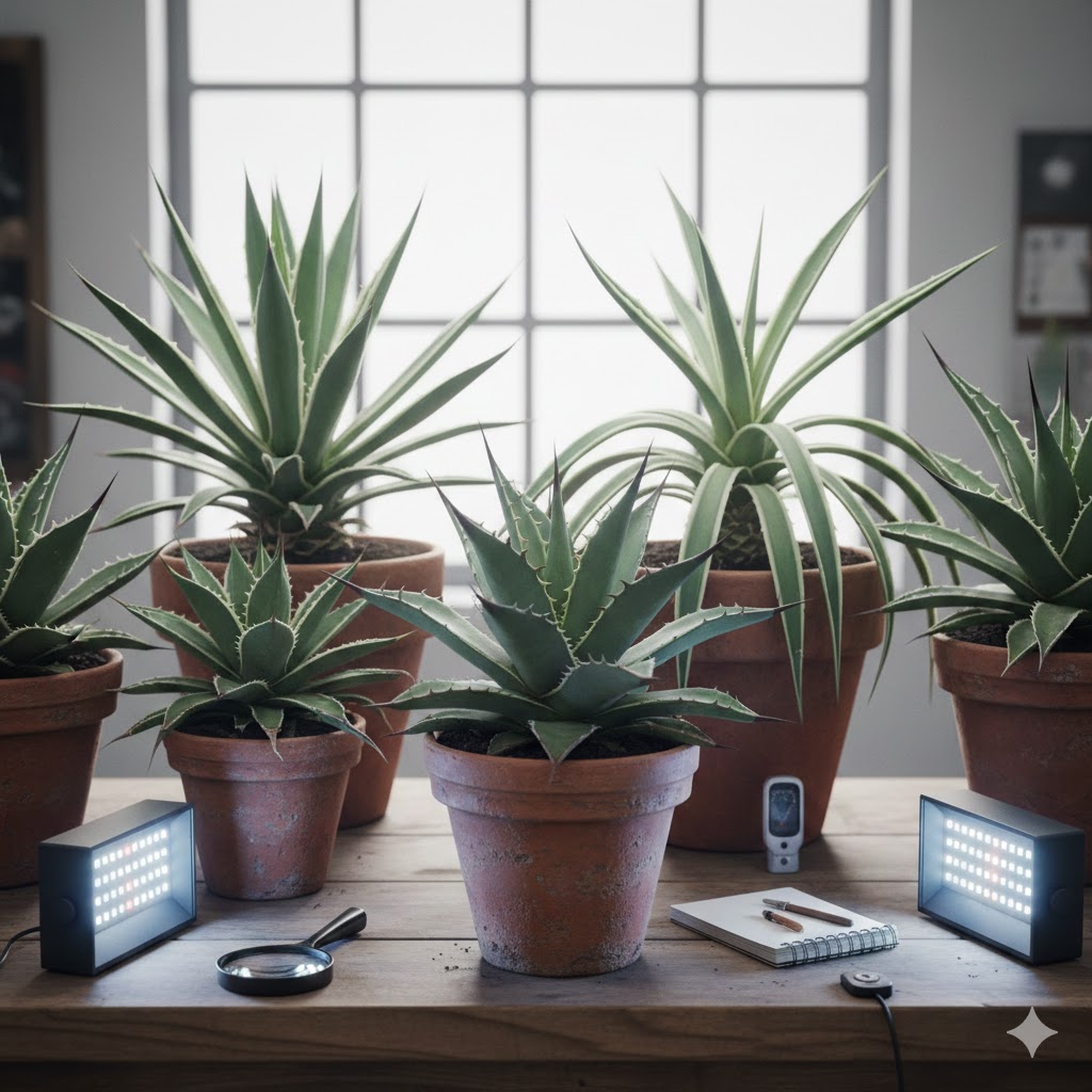 アガベの徒長しやすい品種とその特徴を徹底解説