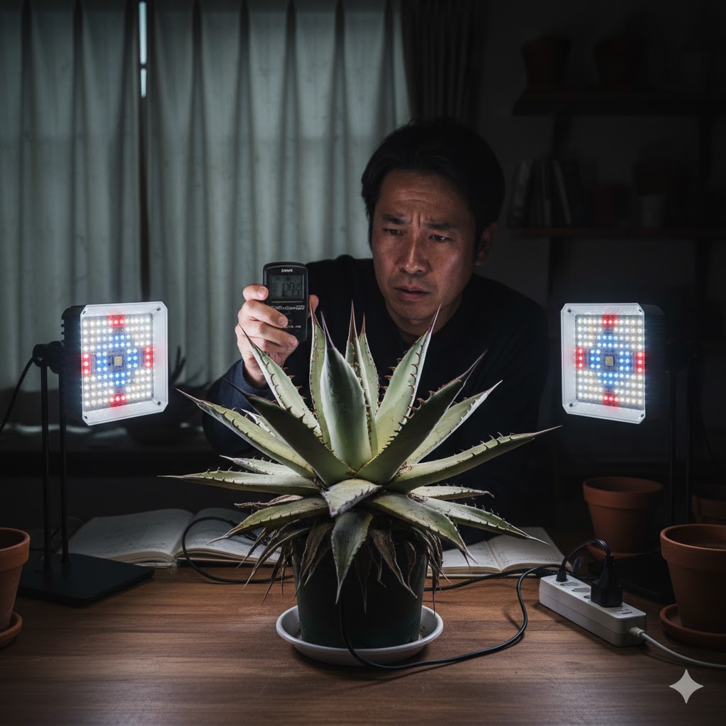 チタノタ系に見る光量不足への高い感受性