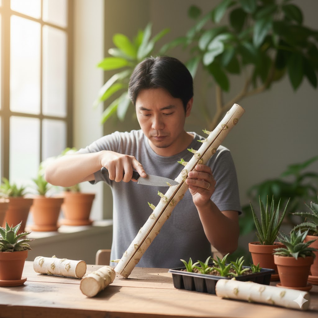 縦割りを用いた繁殖と仕立て直しのメリット