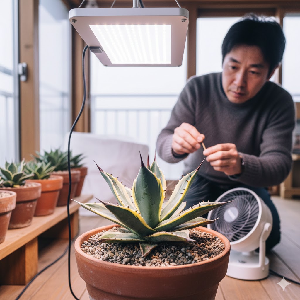 アガベ楊貴妃の耐寒性を活かす栽培の実践