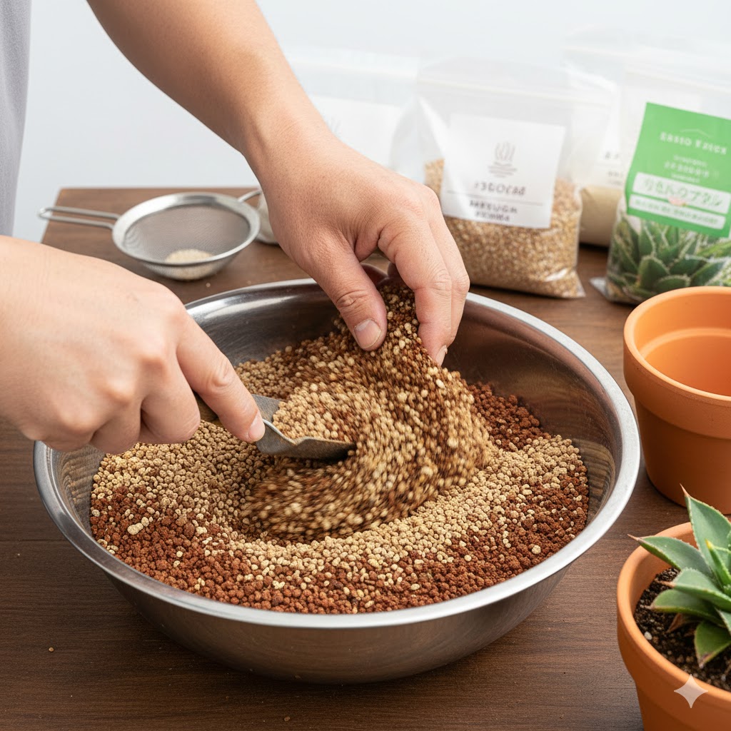 根腐れを防ぐ理想的な用土の配合