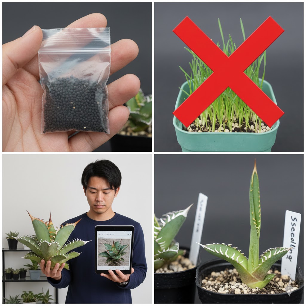 100％偽物？アガベのオルカの種子に潜むリスク