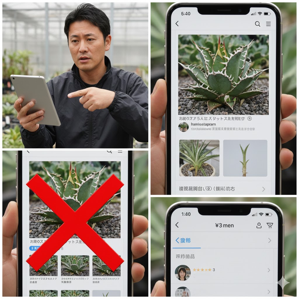 親株画像の盗用に注意！メルカリでの賢い選び方