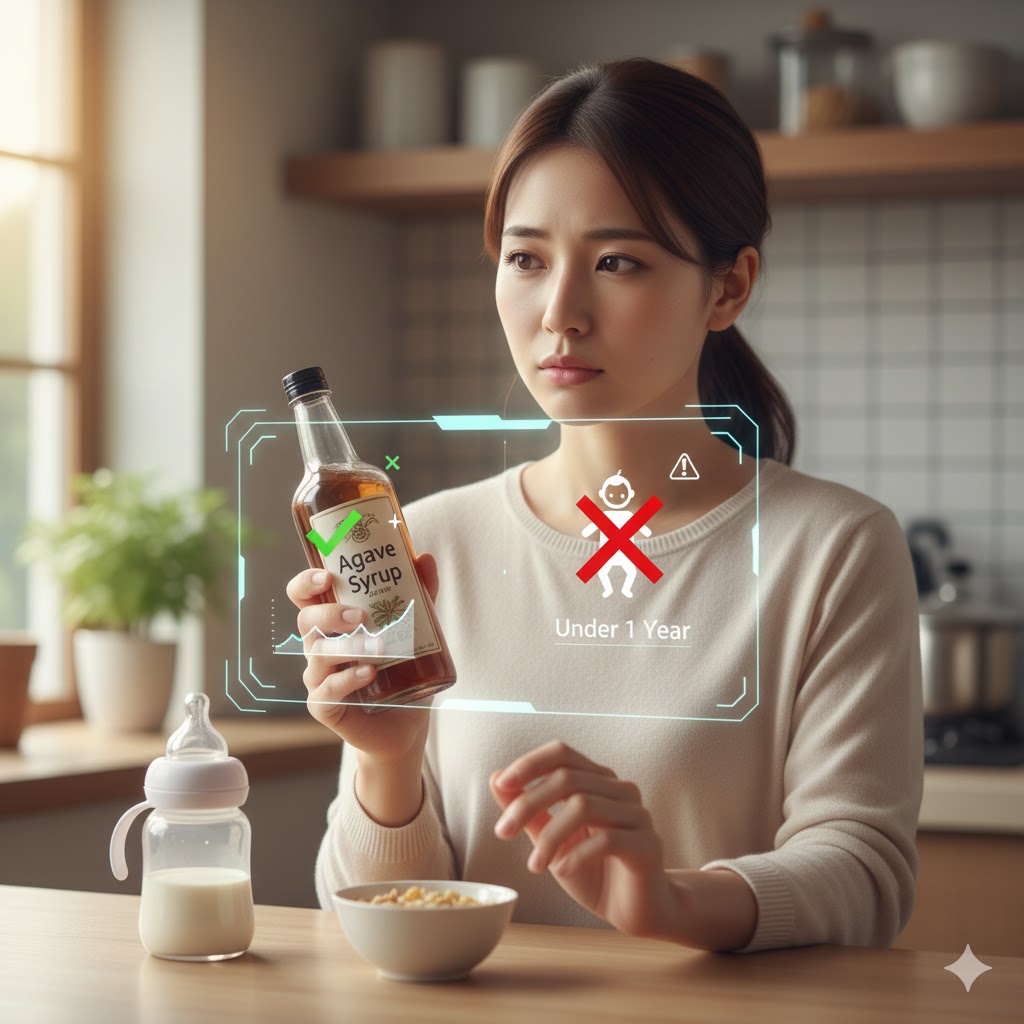 赤ちゃんや乳幼児にアガベシロップを与える際の注意点