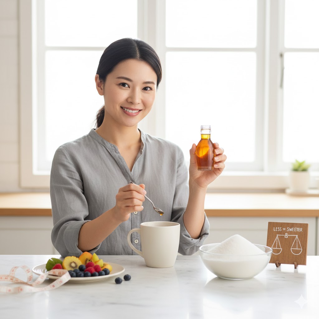 砂糖と比較した甘味度とダイエットへの活用法