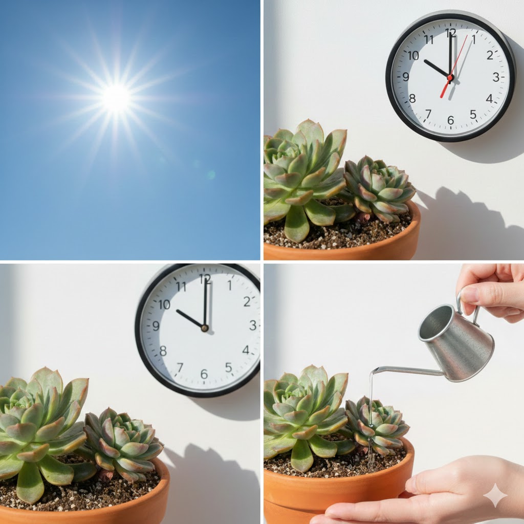 理想的な多肉植物の水やり頻度を冬に決める条件