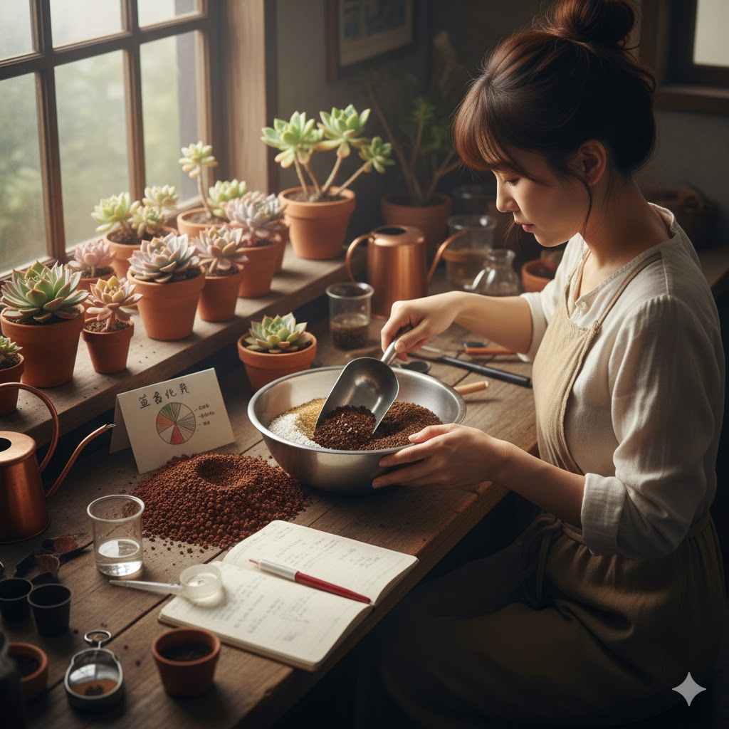 赤玉土や鹿沼土の代用と物理性や化学性の特性分析