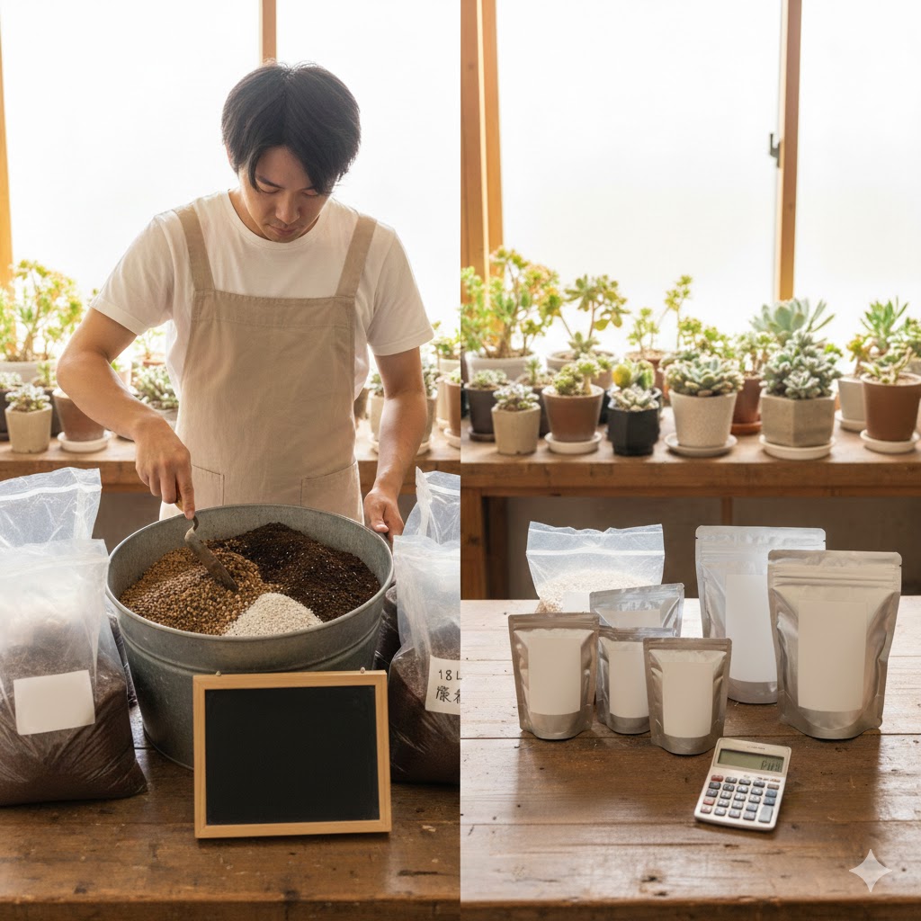 コスパ重視のDIY自作ブレンドと専用土の価格比較