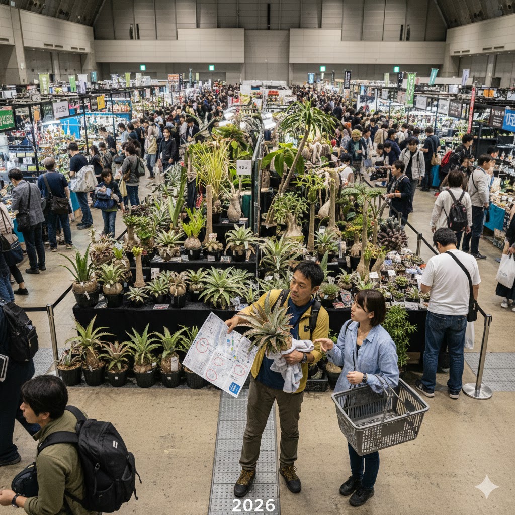 多肉植物のイベントへ愛知で2026年に行く際の攻略法