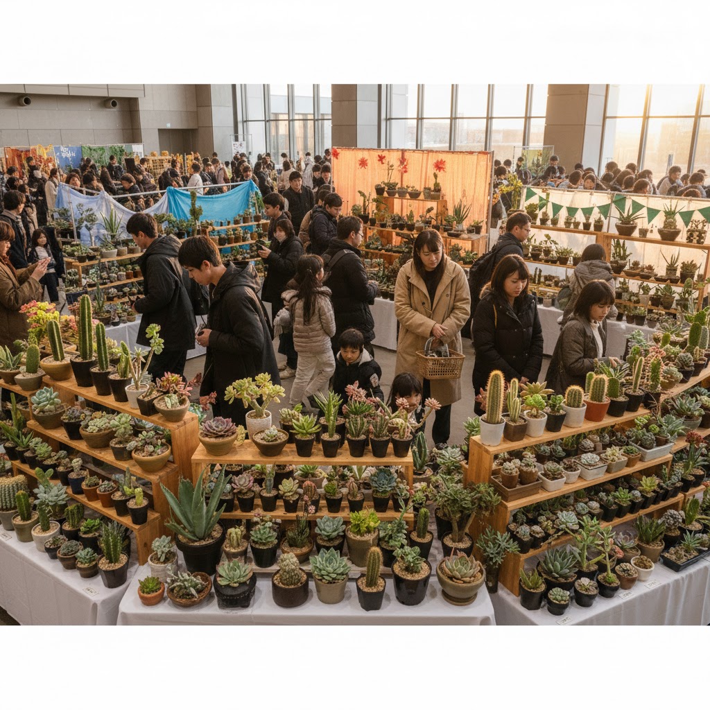 2026年の多肉植物イベントを関東の日程別に攻略