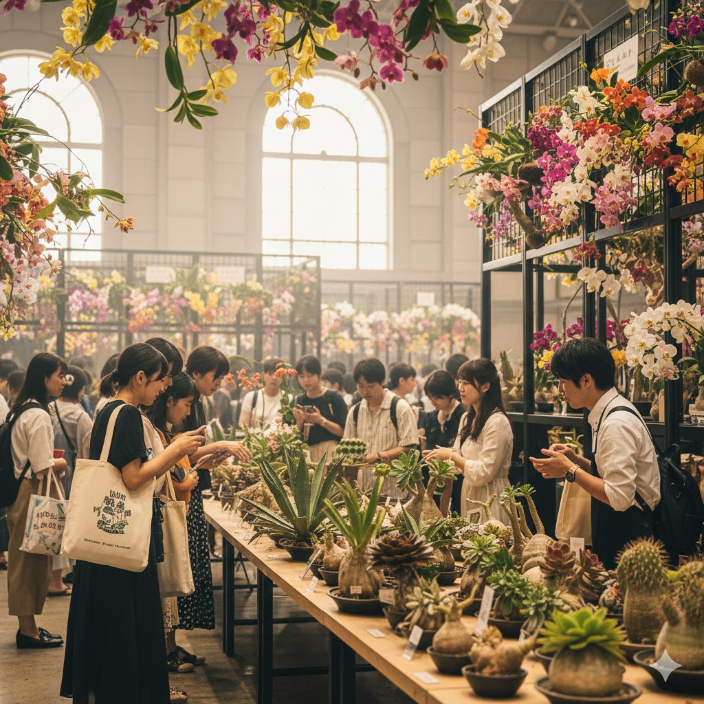 サンシャインシティ世界のらん展2026の多肉販売