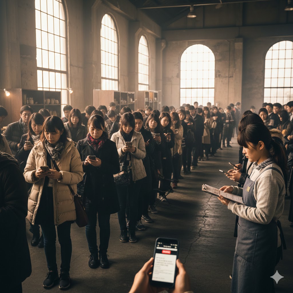 整理券配布や入場制限に備えるための当日混雑対策