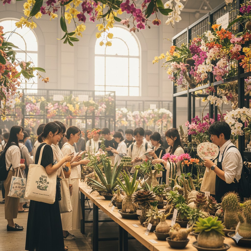 蘭友会らん展や夏花フェスタで出会う個性的な多肉植物